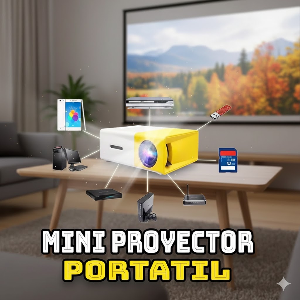 Mini Proyector HD Portátil - Imagen 3
