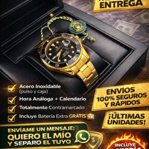 Reloj Rolex Submariner para Hombre – Envío Rápido y Pago Contra Entrega
