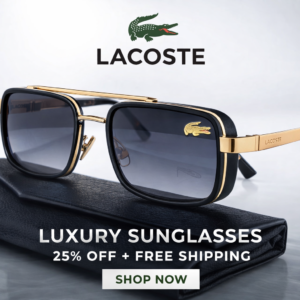 🕶️ Gafas Lacoste Tony Stark – Iron Man | Diseño Premium + Protección UV400